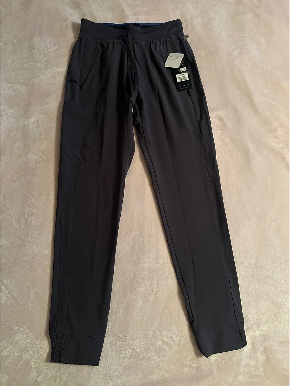NWT Cherokee Infinity Men’s Jogger Scrub Pants CK004A - Navy Blue, Size S
